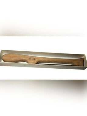 Oak Spreader Knife - Natural Wood Vintage Slices like wire controls like a knife